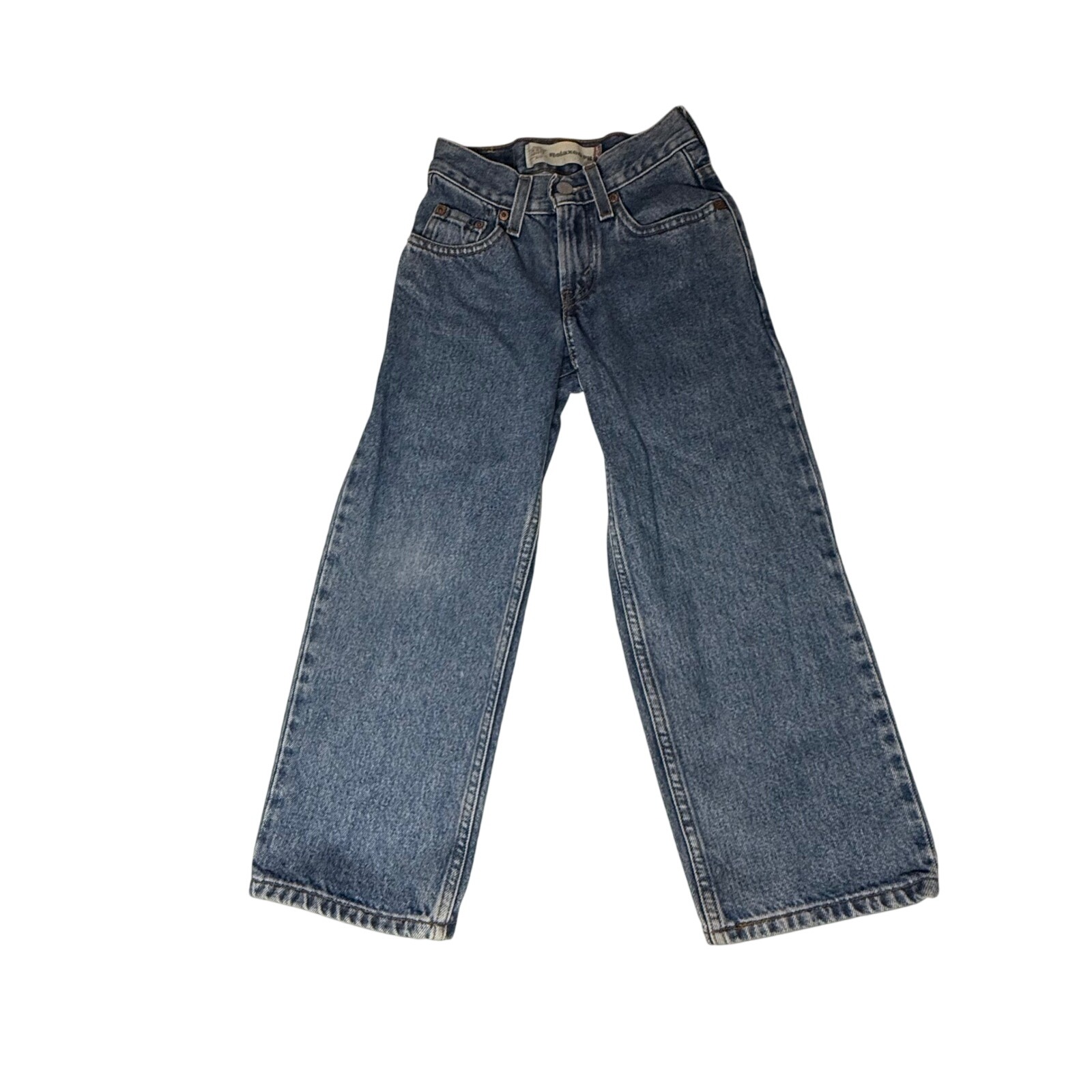 Levi's Vintage 90s 550 Relaxed Fit Jeans Red Tab Medium Wash Boys 8 Slim 22x22